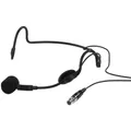 Monacor HSE-90 Headset Sprach-Mikrofon Übertragungsart (Details):Kabelgebunden Mini-XLR Kabelgebunden