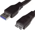 MediaRange Lade- & Datenkabel USB 3.0 auf MicroUSB 3.0 1m sw