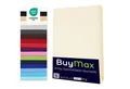 Buymax Spannbettlaken Topper, Spannbetttuch für Topper bis 12 cm Höhe, 100% Baumwolle Jersey, Jersey, Gummizug: Rundumgummi, (1 Stück), Pflegeleicht und Atmungsaktiv, in Verschiedenen Farben und Größen