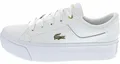 Lacoste Ziane Platform Logo Leath Sneaker low Weiß in Gr. 40.5