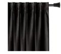Restilo Gardine Gardine Multifunktionsband Kräuselband Vorhang Verdunkelnd Samt Textil (1 St), Kräuselband, verdunkelnd, Samt Textilien, mit Raffhalter