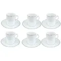 Schäfer Espresso-Service Kaffeetassen-Set 12-teiliges Espresso-Set 80 ml Volumen