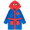 Spiderman Kinderbademantel Spiderman Bademantel Kinder, Kapuze, Bindegürtel blau|rot 140
