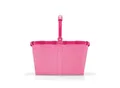 Reisenthel Einkaufskorb Carrybag frame twist pink, Pink, Textil, 22 L, quadratisch, 49x29x28 cm, Freizeit, Koffer & Taschen, Einkaufskörbe