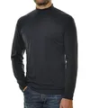 RAGMAN Herren RAGMAN Stehkragenshirt langarm Gr. M, Marine-070