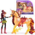 Unicorn Academy Valentina und Einhorn Cinder (mit echter Mähne und Schweif sowie Bürste) (6072677)