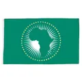 AZ FLAG - Flagge Afrikanische Union - 150x90 cm - Afrika Fahne 100% Polyester mit Messing-Ösen - 110g