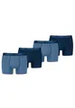 PUMA Boxer Boxershorts Men Herren Everyday Unterhose Unterwäsche 4er Pack, Farbe:007 - Denim, Bekleidungsgröße:L