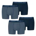 PUMA Herren Boxer Boxershorts Shorts Unterhosen Comfort Stretch 4er Pack, Wäschegröße:L, Artikel:-007 Denim
