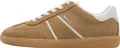 Tamaris Damen Sneaker Lowcut im Retro Look mit Leder und Wechselsohle 1-23624-43, Größe:41 EU, Farbe:Beige