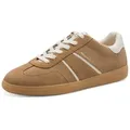 Tamaris Plateausneaker Freizeitschuh, Halbschuh, Schnürschuh mit gepolstertem Schaftrand braun 41 EU