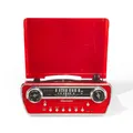 Crosley Powel Red Powel 7-In-1 - Giradiscichi, Lettore Cd, Radio, Am/Fm, Blu NEU