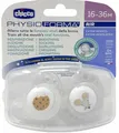 Physioforma® Air Succhietto Luminoso Grigio 16-36m Chicco® 2 Pezzi