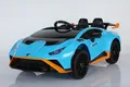 Elektro Kinderauto "Lamborghini Huracan STO"  2 Motoren Blau
