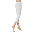KUNERT Damen Leggings Velvet 50 semi-blickdicht 50 DEN White 0010 44-46