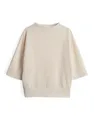 OPUS Damen Sweatshirt | GULOPI Regular Sweatshirt in Strickoptik Natural Glaze, 44