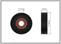 CAFFARO 260-00 Tensioner Pulley, V-ribbed belt for MERCEDES-BENZ