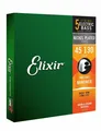 Elixir 14202 Nanoweb vernickelte Bassgitarrensaiten Light 45-130