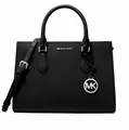 Michael Kors Damen Tasche Bag SHEILA MD ZIP SATCHEL schwarz neu