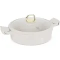Berlinger Haus Platt Gryta BH-7785 Titan 28 cm Matt Creme - Weiß