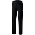 Erima Damen Trainingshose mit durchgehendem RV Schwarz-grau 48
