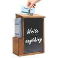 Holz Vorschlagsbox, Spendenbox Abschließbar, Suggestion Box, Briefkasten mit ...