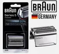 silver Braun Kombipack 52S, für Rasierer Series 5 Ersatz Scherkopfkassette FTH3Y