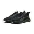 PUMA Unisex Flyer LITE 3 Straßen-Laufschuh, Black Black Silver, 43 EU