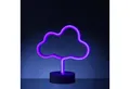 SATISFIRE LED Dekolicht LED Neonlicht WOLKE Neonschild Leuchtfigur USB Batterie H: 23cm blau