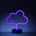 LED NEON Schild WOLKE Neonlicht Neon Dekolampe Leuchtfigur Batterie USB 23cm