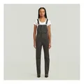 G-Star für Damen. D26920-C106-B575 Graue schmale Latzhose (XL), Lässig, Baumwolle, Ärmellos / Hosenträger