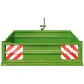 Dema - Stahl Heckcontainer Heckmulde Kippmulde Mulde Kippcontainer 1500 S K1- Grün