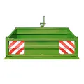 DEMA Heckcontainer 1500 S K1 – Heckmulde, Kippmulde, Kippcontainer, Stahl, robust & langlebig, grün, Heckkippmulde, ideal für Traktor, Landwirtschaft, Garten, Transporte & Materialumschlag