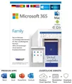 Microsoft 365 Family Vollversion 6 PC / Mac / iOS / Android 1 TB Download NEU