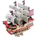 Drewniany Model Do Składania One Piece: Red Force - 14X7.1X13.7Cm