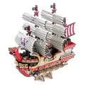 Holzmodell zum Zusammenbauen One Piece: Red Force – 14 x 7,1 x 13,7 cm