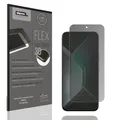 dipos FLEX Privacy Blickschutz-Folie matt passend für Infinix GT 50 Pro Schutzfolie mit 100% Displayabdeckung, Fingerprint-Kompatibel, Case-Friendly, Full Cover, Sichtschutz Filter 2way