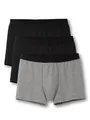 CALIDA Natural Benefit Boxershorts Herren, im 3er-Pack, weicher Elastikbund Jet-Black 50