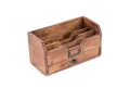 DESIGN DELIGHTS Aufbewahrungsbox BRIEFABLAGE "JUNA", Altholz massiv Holz, 25 cm, Holz Briefsammler