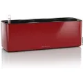 Lechuza® Pflanzgefäß Cube Glossy Triple Scarlet Rot highgloss 40 cm x 14 cm
