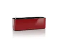 Lechuza® Kräutertopf Pflanzkasten Cube Glossy Triple scarlet rot highgloss