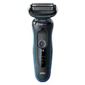 BRAUN 51-B1000s Rasierer Series 5 Blau (Cassette, Reinigungsstation: Nein)