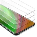 Cadorabo 3x Panzer Folie für OPPO FIND X Schutzfolie in Transparent Folie Tempered Display-Schutzglas