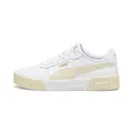 PUMA Damen Carina 2.0 Turnschuhe, Puma White Sugared Almond Puma Gold, 42 EU
