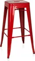 hjh OFFICE Barhocker VANTAGGIO HIGH Metall Hocker bis 150 kg belastbar Sitzhöhe 77 cm