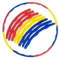 Slim Hula-Hoop-Rad in 8 Elementen mit Massagenoppen effektives Training