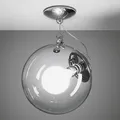Artemide Miconos Glas-Deckenleuchte 30x48 cm Chrom