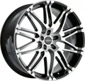 Oxigin Felge 14 Oxrock 8.5 Zollx18 Zoll ET50 5x112 black full polish OXVIERZEHN8518H50BFP kompatibel mit VW Beetle Golf Plus Golf V Golf V Variant/Jetta Golf VI Golf VII