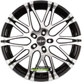 4x Oxigin 14 Oxrock black full polish 8.5x18 ET50 - LK5/112 ML72.6 Felge Alu