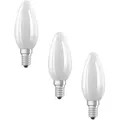 Osram LED Base Classic B 60 Filament, 5,5W, 806 lm, E14, kaltweiss, matt, 3-er Pack